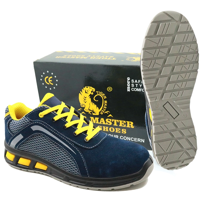 China ETPU27Y Suede leather pu sole fashionable sport work shoes safety manufacturer