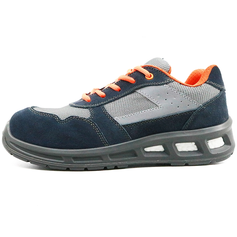 China ETPU34 shock absorption metal free breathable sport type safety shoes manufacturer