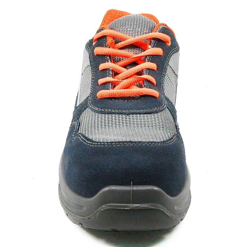 China ETPU34 shock absorption metal free breathable sport type safety shoes manufacturer