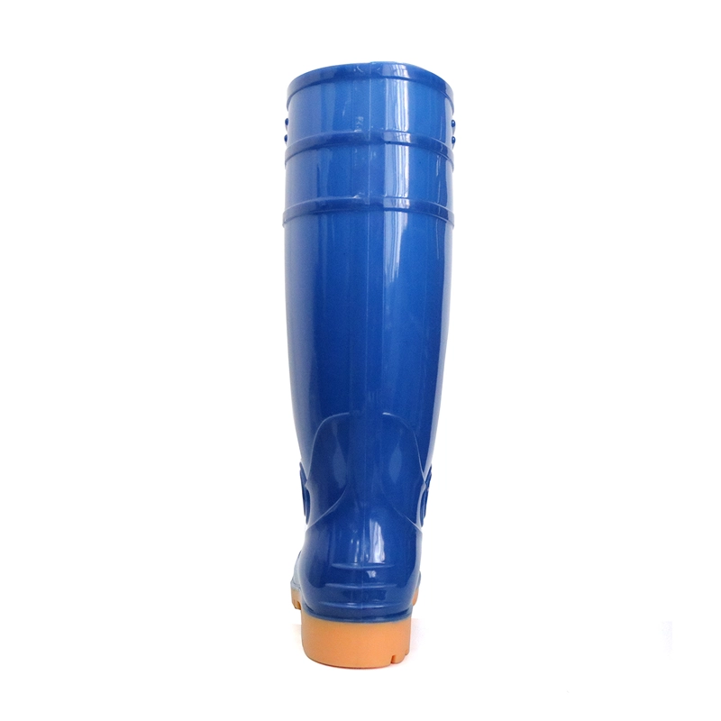 中国 F30BY蓝色耐油钢teo帽pvc安全雨鞋S5 制造商