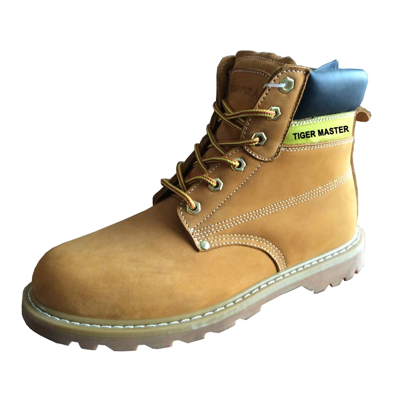 China GY001 nubuck leather goodyear work boots shoes for men manufacturer