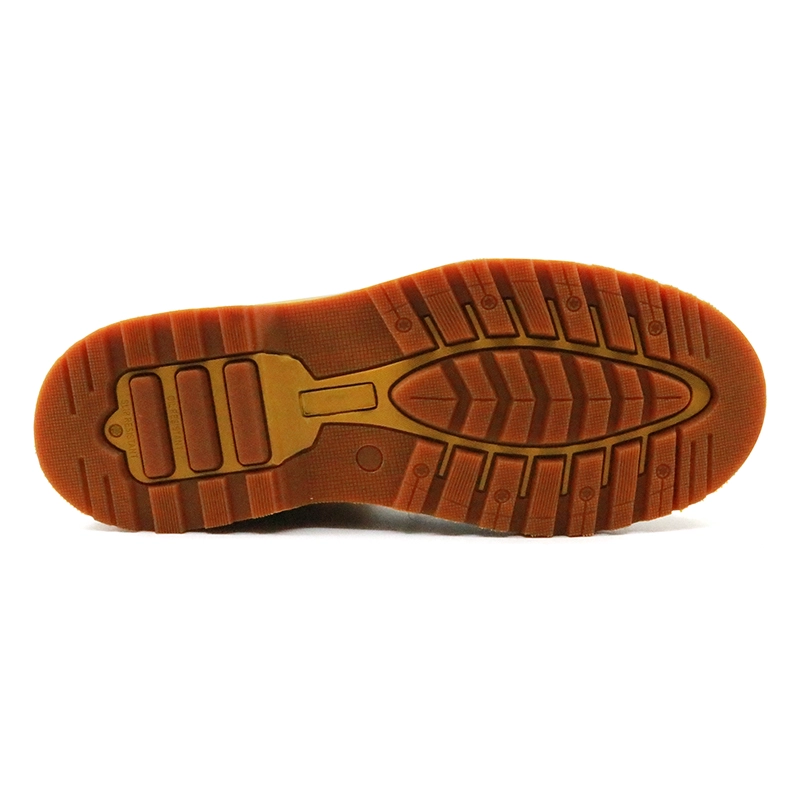 China GY011 Yellow split nubuck leather rubber sole goodyear work shoes manufacturer