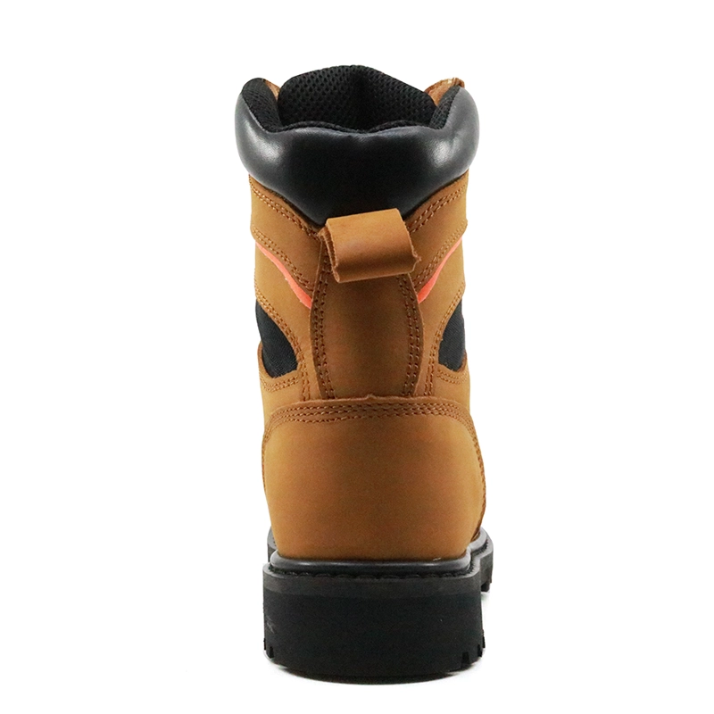 Chine GY015 Bottes de sécurité cousues Goodyear en cuir nubuck résistant à l'huile fabricant