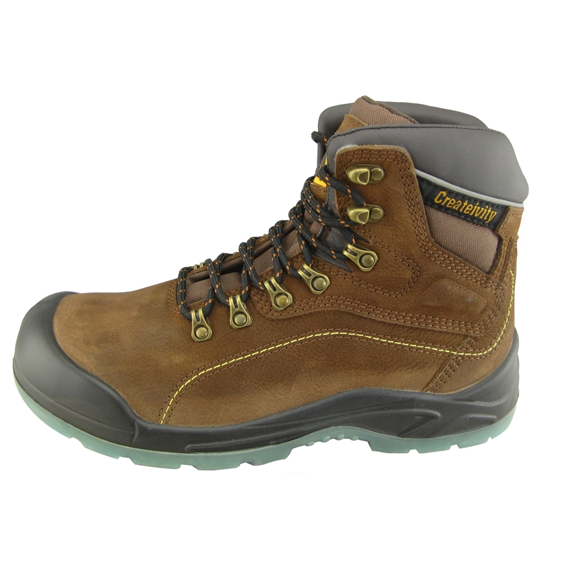 China Genuine leather pu tpu sole inudstrial safety shoes manufacturer
