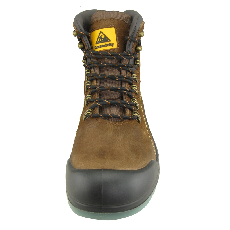 China Genuine leather pu tpu sole inudstrial safety shoes manufacturer