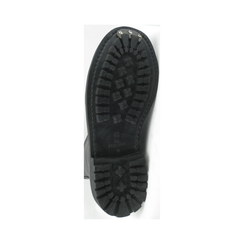 China Genuine leather rubber sole goodyear military army boots manufacturer