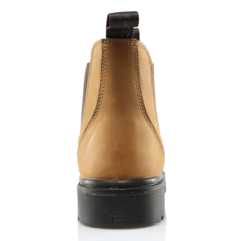 China HA1009 nubuck leather fashionable work boots with elastic gore manufacturer