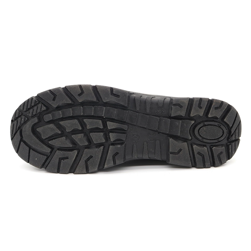 China HA5040 Black leather anti slip puncture proof no lace safety shoes steel toe cap manufacturer