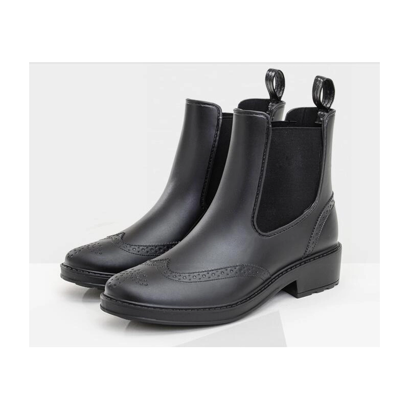 porcelana HNX-1 estilo Chelsea botas de lluvia de tobillo de moda para las mujeres fabricante
