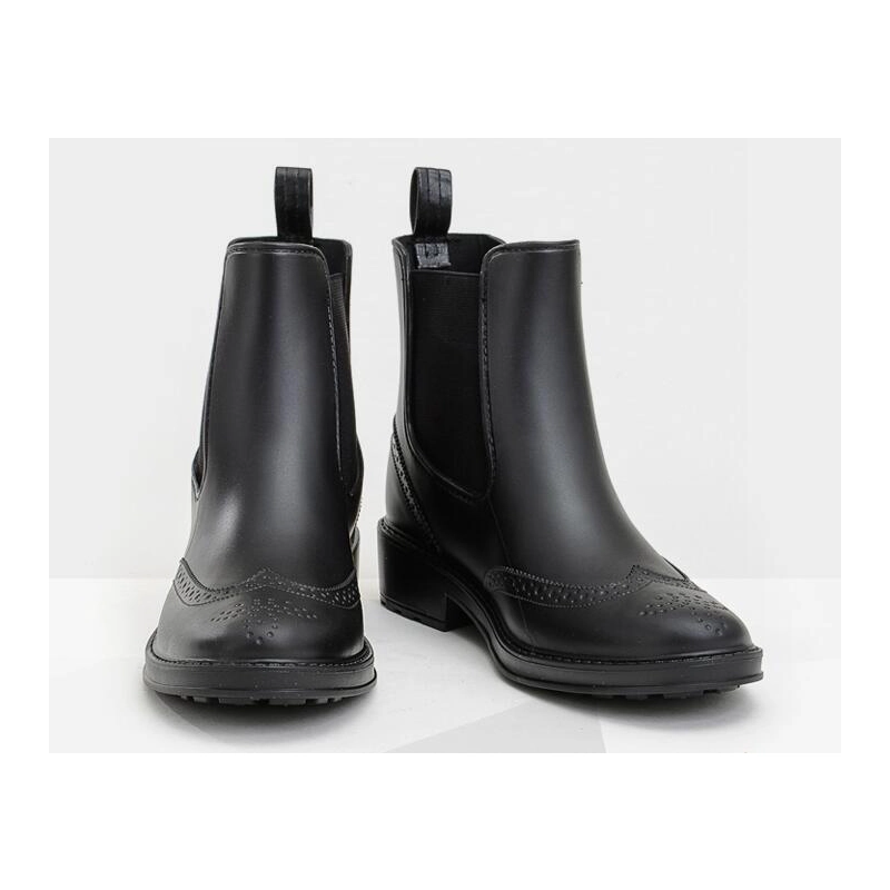 porcelana HNX-1 estilo Chelsea botas de lluvia de tobillo de moda para las mujeres fabricante