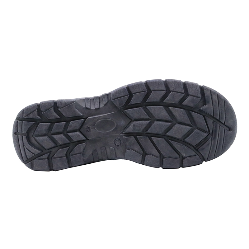 China HS2018 PVC injection leather industrial safety shoes steel toe cap manufacturer