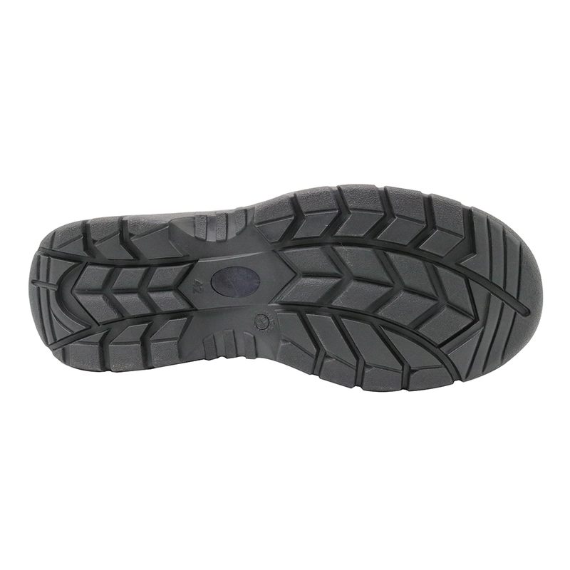 China HS5001 oil resistant leather upper pvc sole work shoe manufacturer