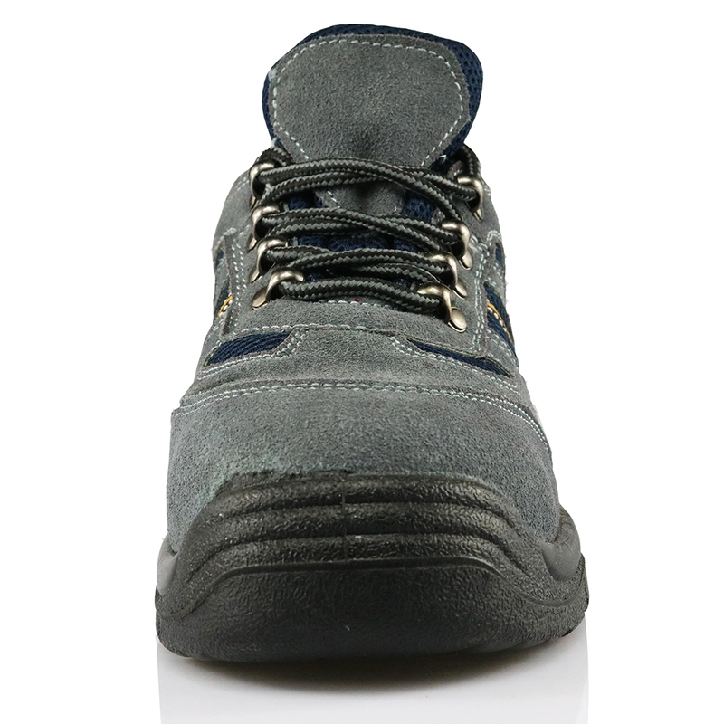 China HS5010 suede leather steel toe sport safety shoes manufacturer