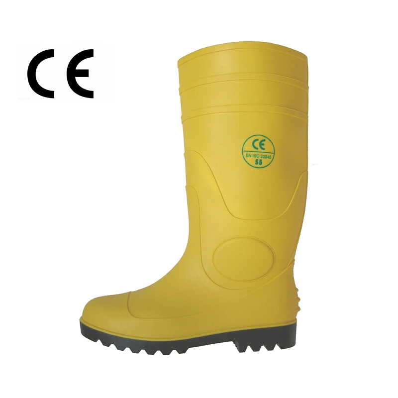 China Have CE certificate steel toe and steel plate PVC rain boots manufacturer
