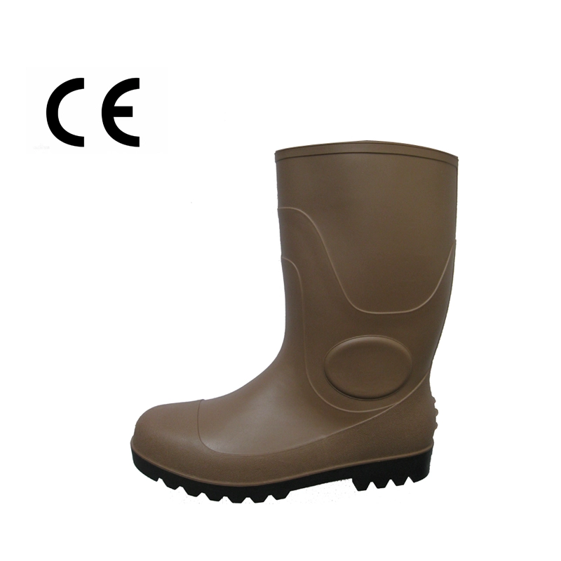 China High cut CE standard plastic rain boots manufacturer