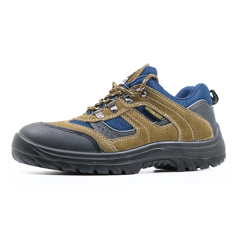 China JK001 suede leather anti static tiger master brand safety shoe for european manufacturer