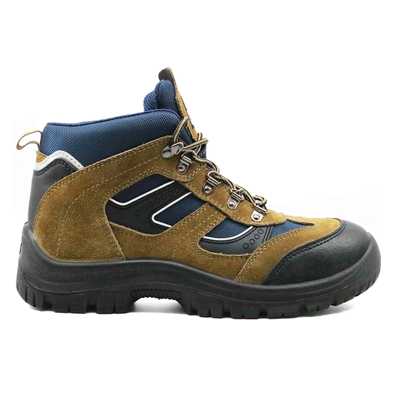 China JK001H high ankle oil resistant steel toe cap sport shoes safety manufacturer