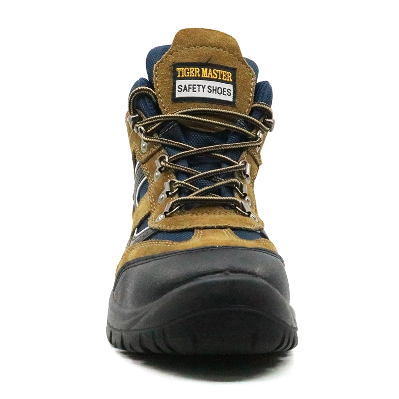 China JK001H high ankle oil resistant steel toe cap sport shoes safety manufacturer