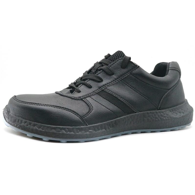 China JK014 Microfiber leather TPU sole steel toe puncture proof safety work shoes manufacturer