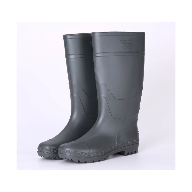 China KGGN high ankle non safety pvc rain boots manufacturer