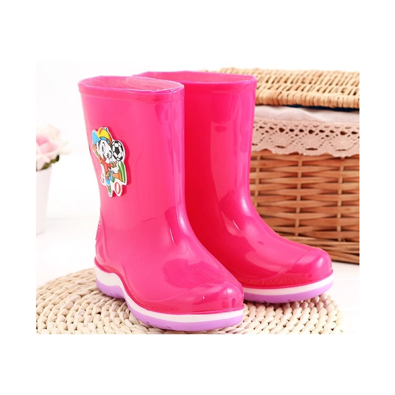 China KRB-005 Anti-Rutsch-Mode wasserdicht Mädchen Regen Stiefel Hersteller