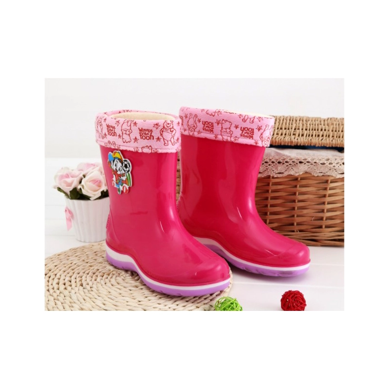 China KRB-005 Anti-Rutsch-Mode wasserdicht Mädchen Regen Stiefel Hersteller