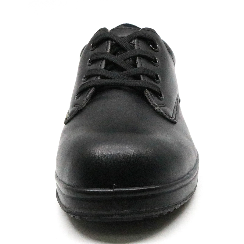 China M008 Black metal free composite toe puncture proof executive safety shoes manufacturer