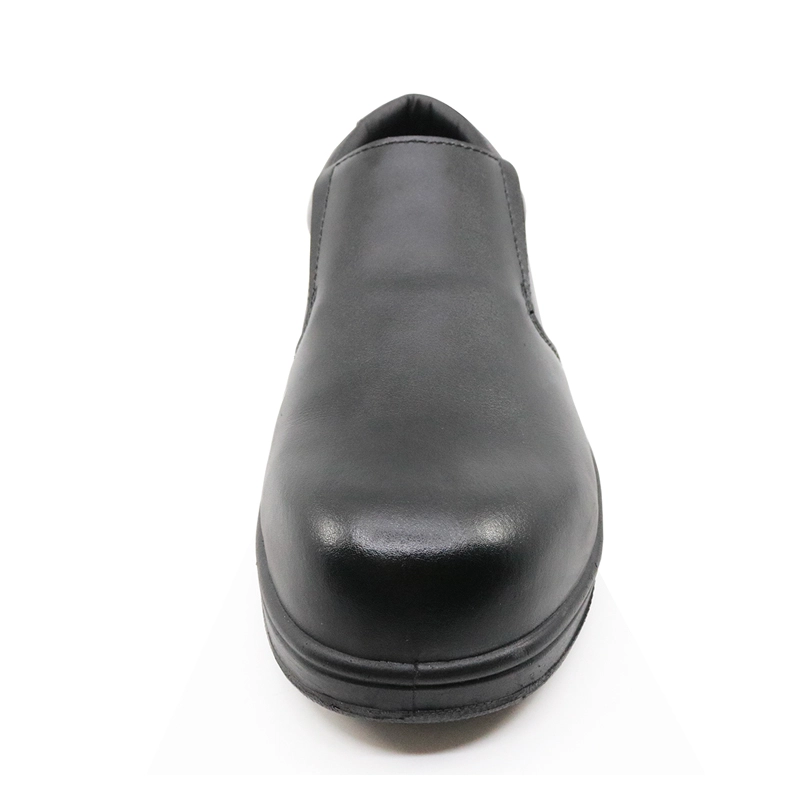 China M010 Black composite toe cap anti static executive safety shoes manufacturer