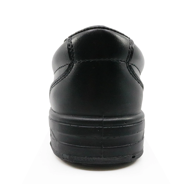 China M010 Black composite toe cap anti static executive safety shoes manufacturer