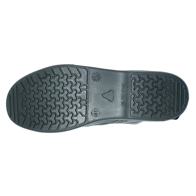 China M010 Black composite toe cap anti static executive safety shoes manufacturer