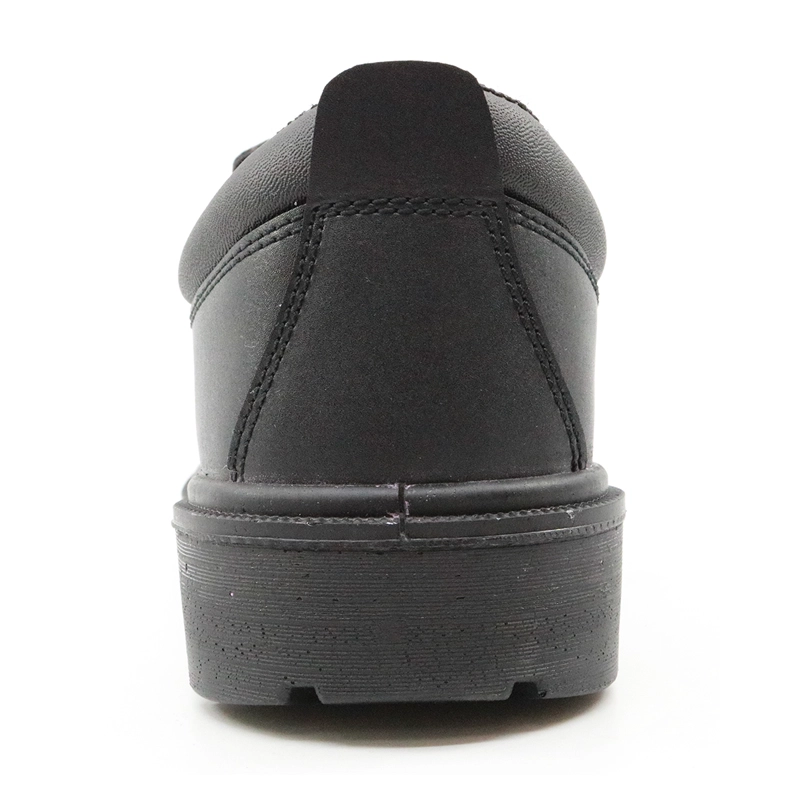 China M012 Slip resistant steel toe cap executive safety shoes without lace manufacturer