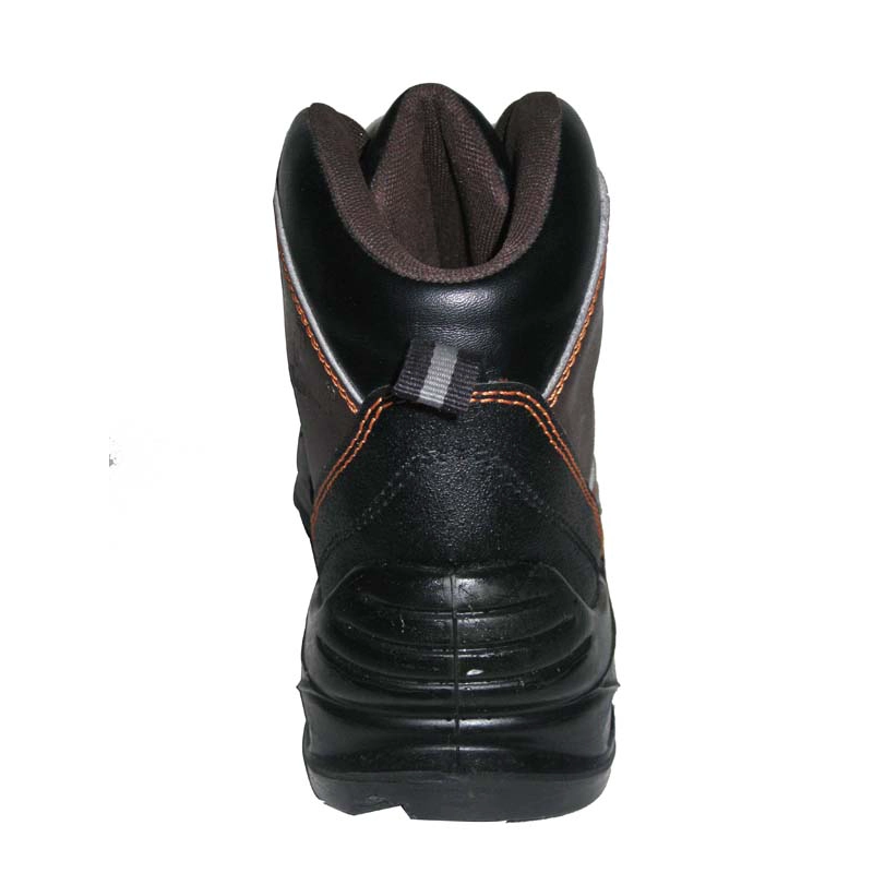 China New mould PU sole genuine leather work shoes manufacturer