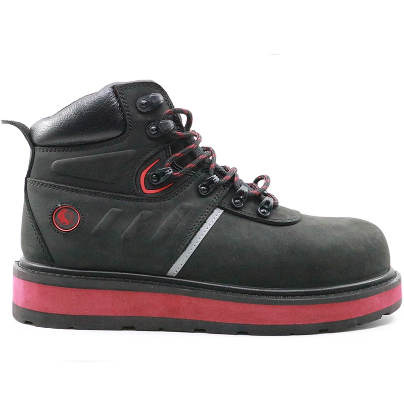 China Botas de segurança PEP002 em couro nobuck leve e compacto fabricante