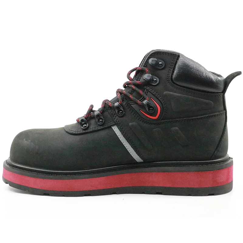China Botas de segurança PEP002 em couro nobuck leve e compacto fabricante