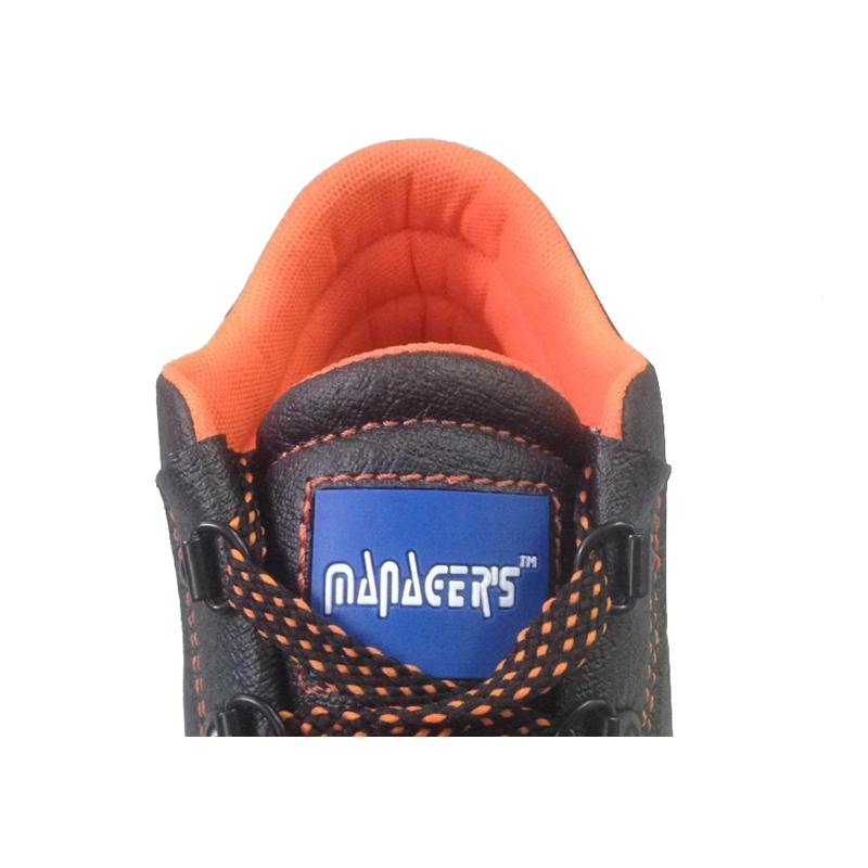 China PU artificial leather PU sole manager brand safety shoes manufacturer