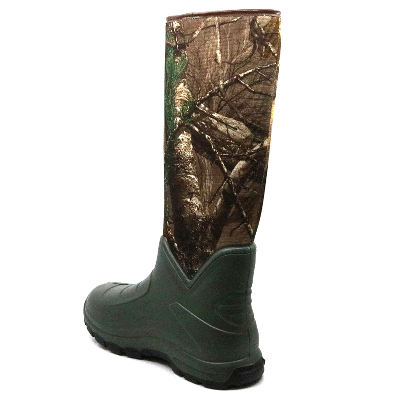 China PUB01 Waterproof oil acid resistant composite toe puncture proof PU safety rain boots manufacturer