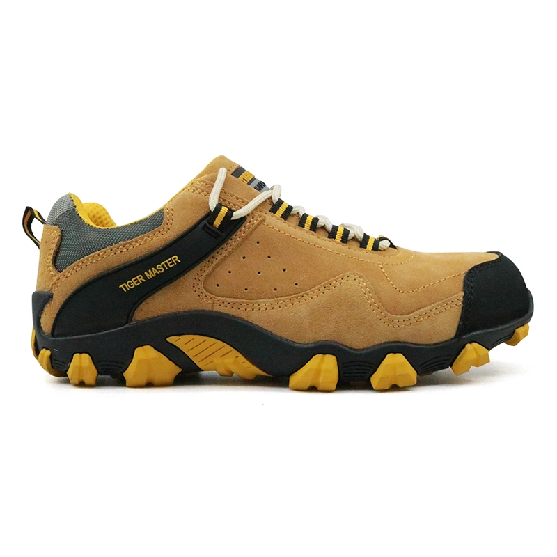 China RB1093 suede leather rubber sole CE steel toe cap stylish sport safety shoes manufacturer