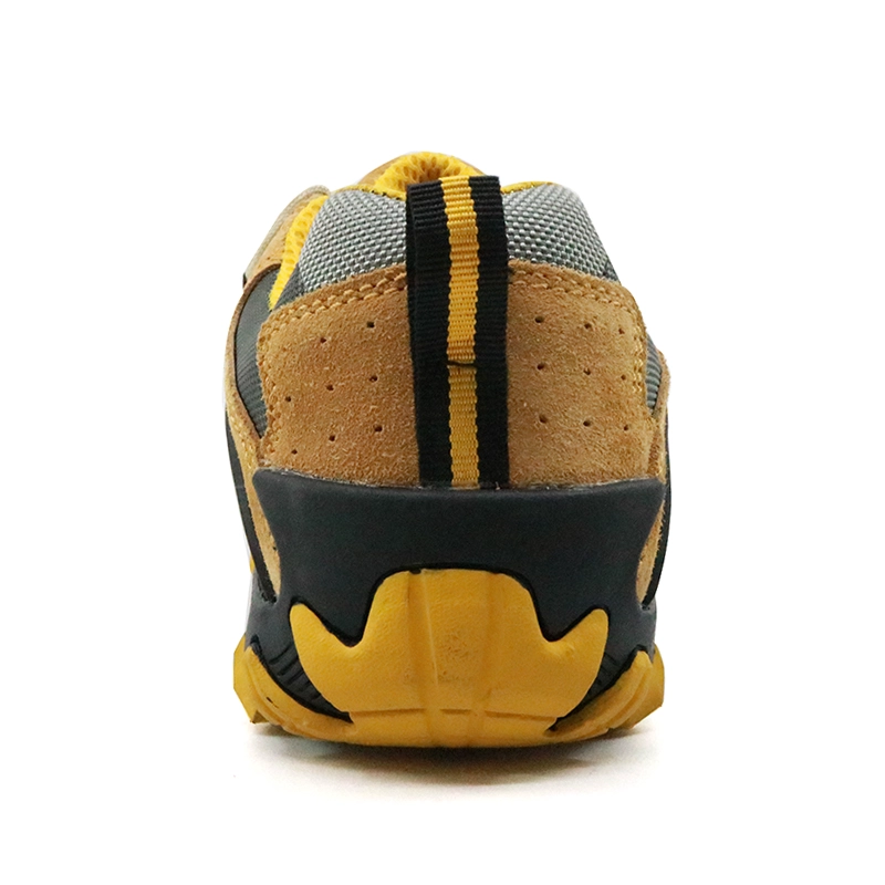 China RB1093 suede leather rubber sole CE steel toe cap stylish sport safety shoes manufacturer