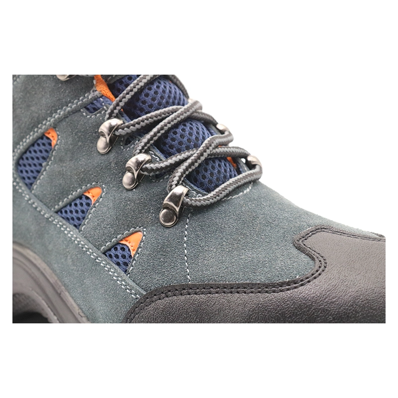 China SD006 suede leather industrial sport safety shoes manufacturer