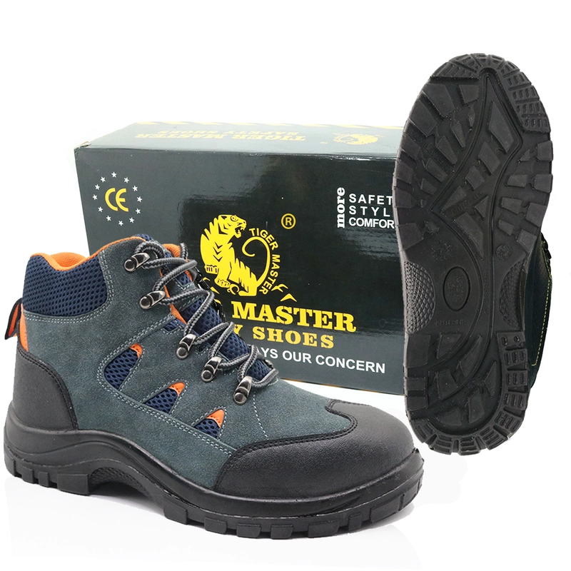 China SD006 suede leather industrial sport safety shoes manufacturer