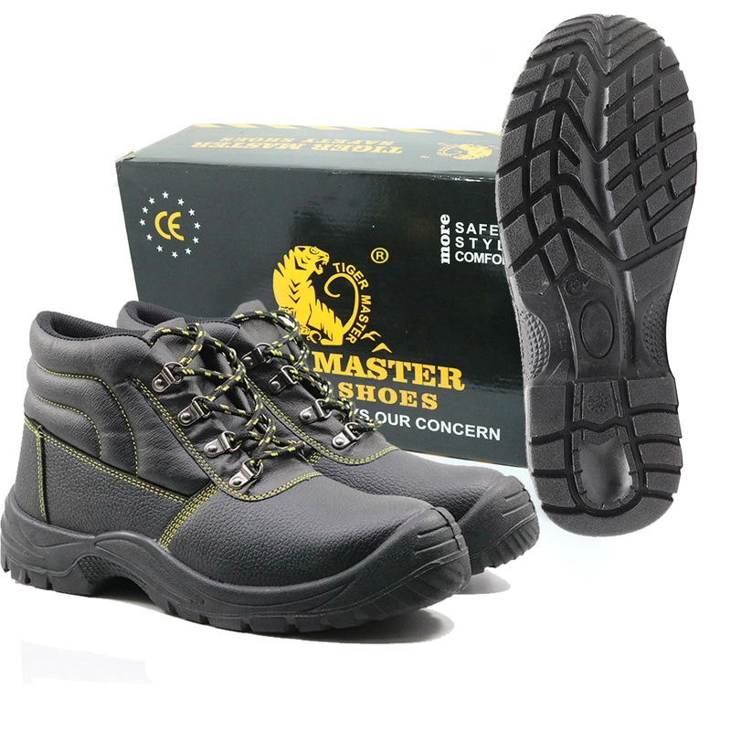 China SD3020 steel toe cap industrial safety shoes Black manufacturer