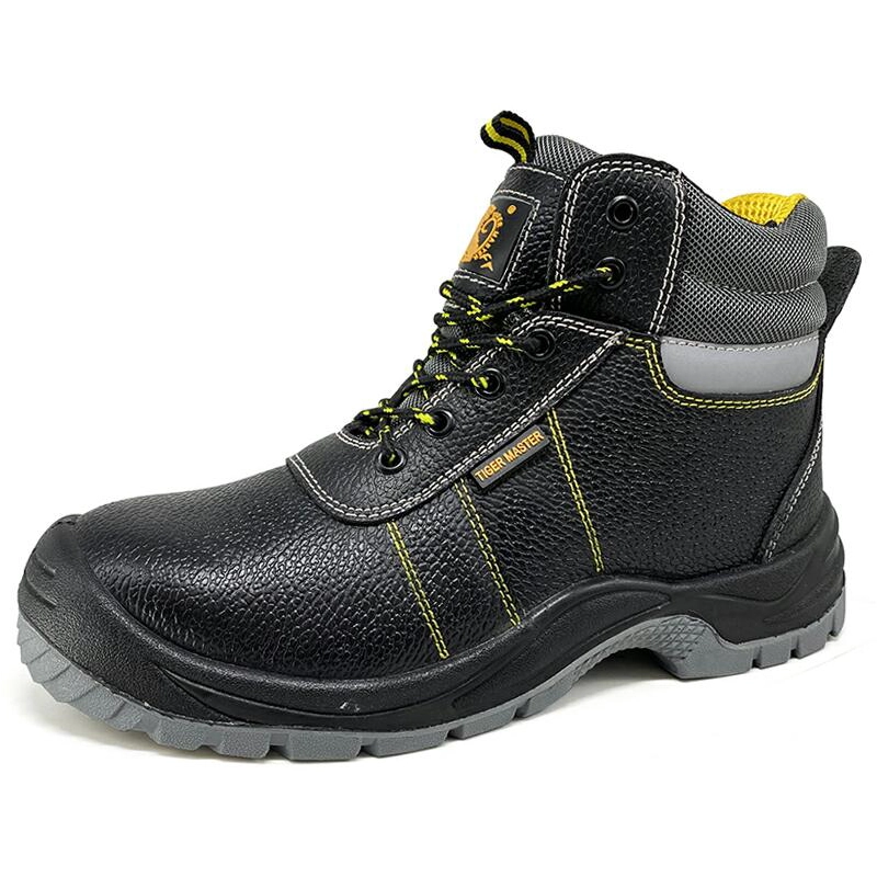 China SD3050 Black steel toe puncture proof construction site labor safety shoes for work manufacturer