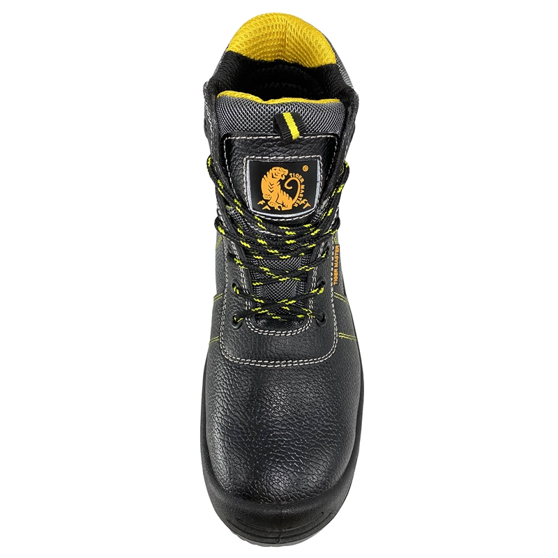 China SD3050 Black steel toe puncture proof construction site labor safety shoes for work manufacturer