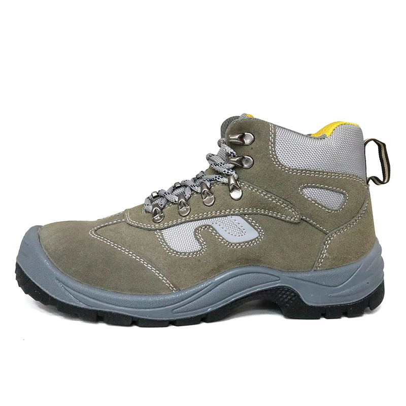 China SD3065 Anti slip suede leather low priced safety shoes men steel toe cap manufacturer