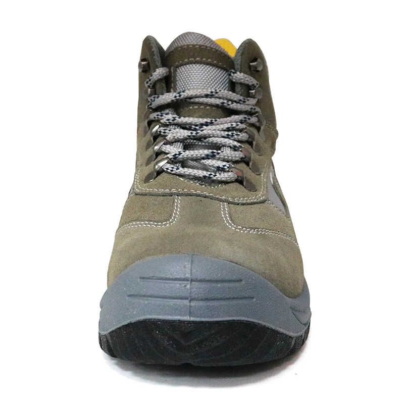 China SD3065 Anti slip suede leather low priced safety shoes men steel toe cap manufacturer