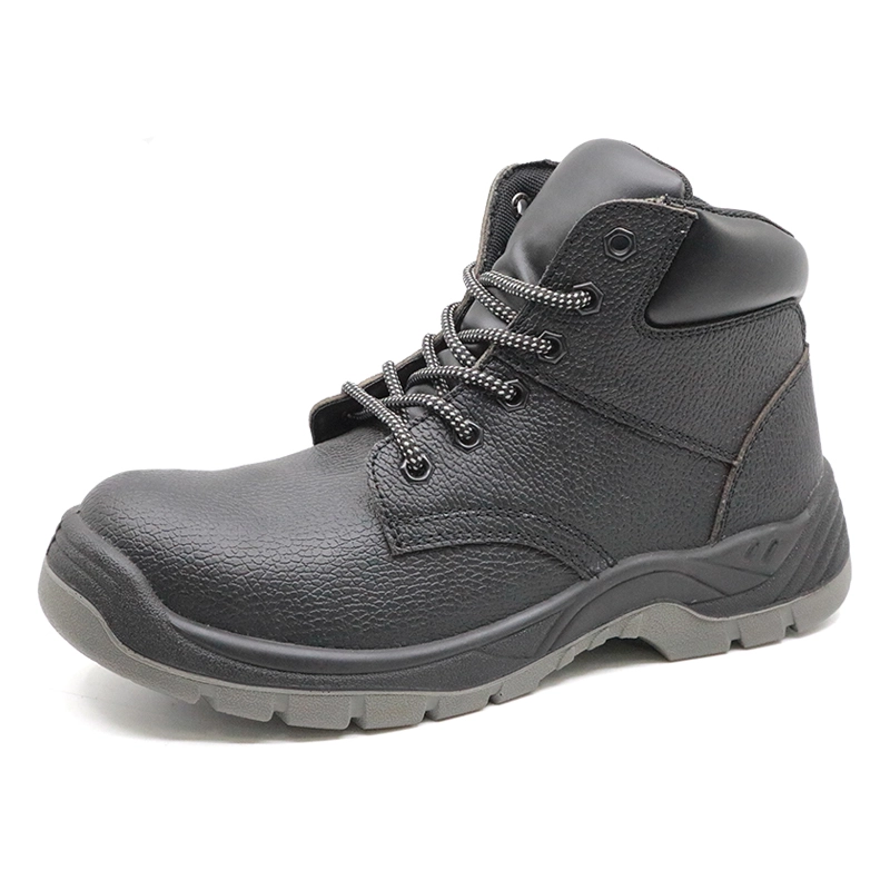 Chine SD5060 Chaussures de travail pour hommes sur le chantier de construction en acier anti-dérapant en cuir fabricant