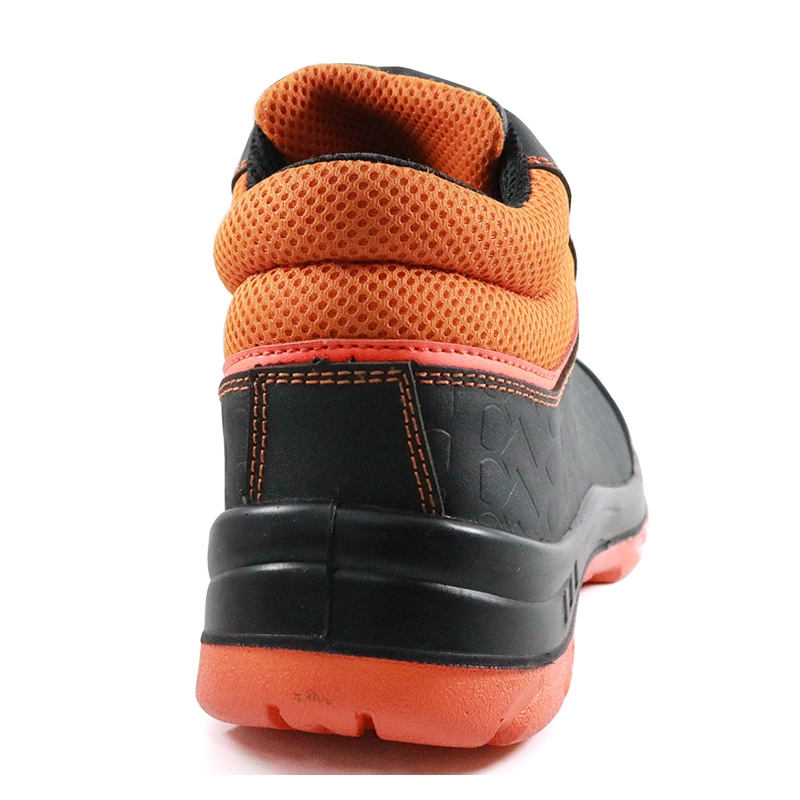 China SJ0220 CE approved non slip anti static leather industrial safety shoes steel toe cap manufacturer