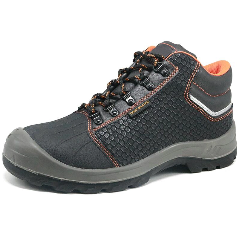 China SJ0222 Oil slip resistant anti static puncture proof industrial safety shoes steel toe manufacturer