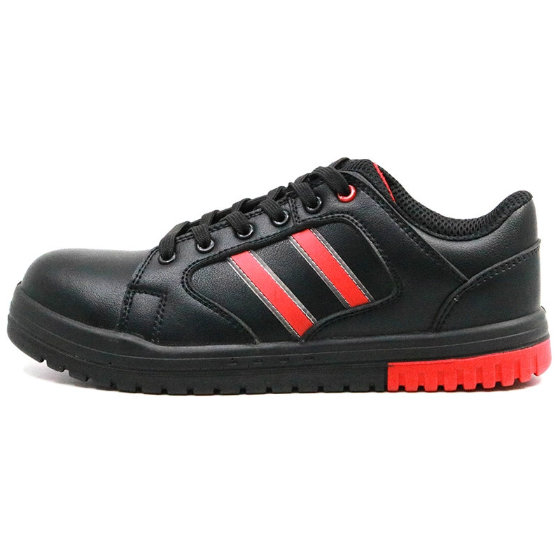 China SMR02 Black oil resistant composite toe anti static fashionable safety shoes sport manufacturer
