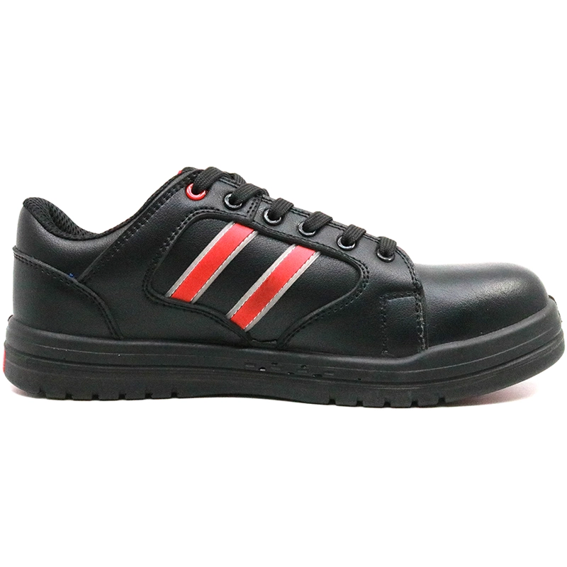 China SMR02 Black oil resistant composite toe anti static fashionable safety shoes sport manufacturer